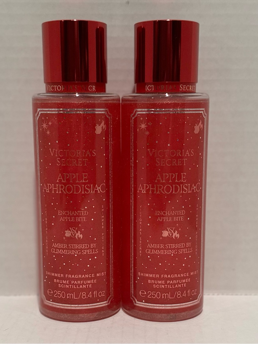 Victoria’s Secret NEW (2) Apple Aphrodisiac Shimmer Fragrance Mists